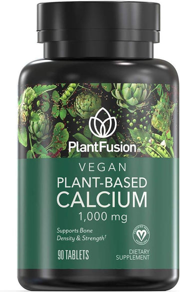 PlantFusion Vegan Calcium, Premium Plant Based Calcium (1000mg) Source