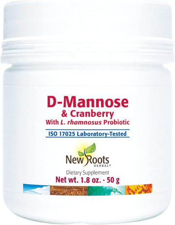 New Roots Herbal D-Mannose & Cranberry With L. Rhamnosus Pro