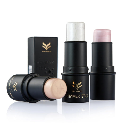 FantasyDay 3 Colors Illuminator Face Highlighter Makeup Sticks Pearl Shimmer Whitening Cream Shimmer Contouring Stick Foundation Stick Face Eye Nose Concealer Pen 0.36
