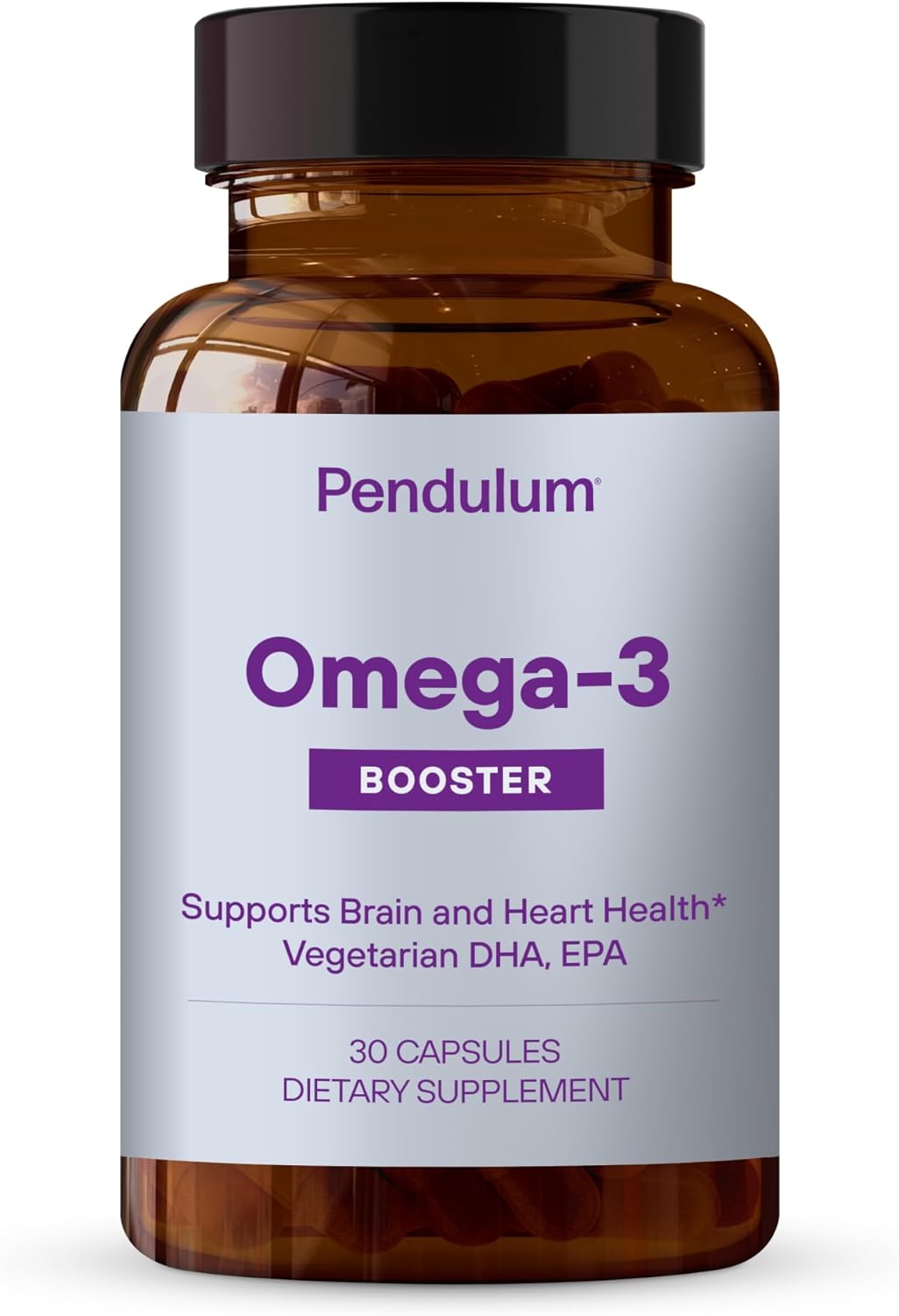 Pendulum Omega-3 Supplement - Vegetarian Algae Omega Supplement Promotes Brain & Heart Health with DHA & EPA - 30 Capsul