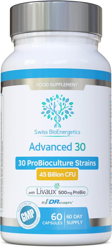 Bio Cultures Complex Probiotics & Prebiotics - Advanced 30 Strains & 492 Grams