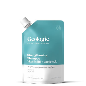 Geologie Strengthening Shampoo | Vitamin B5 + Lactic Acid Cu