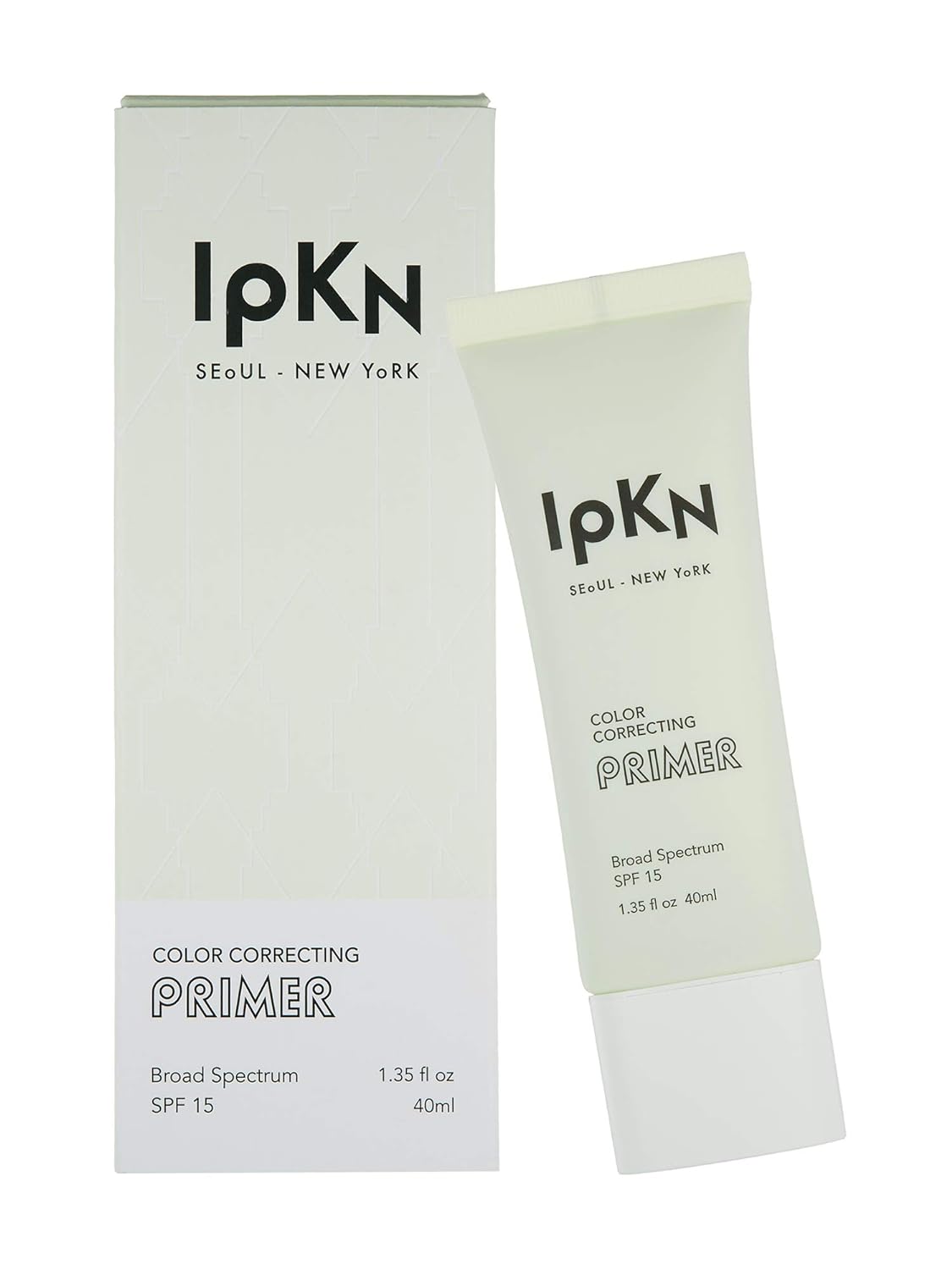 IPKN Color Correcting Primer, Green, 1.35 Ounce