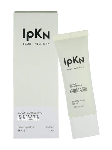 IPKN Color Correcting Primer, Green, 1.35 Ounce