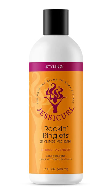 Jessicurl, Rockin' Ringlets Styling Potion, Curl Enhancer with axseed Extract, Curl Defining Styler for Curly Hair and Frizz Control