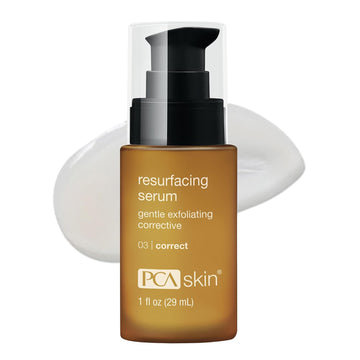 PCA SKIN Resurfacing Serum - Gentle Exfoliating Facial Corrective with Lactic & Glycolic Acid for Bright, Even Skin (1  )