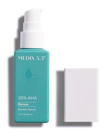 Medix 20% Glycolic & Lactic Acid Exfoliating Booster | AHA Body Serum for Softening Dry Skin, 1.7