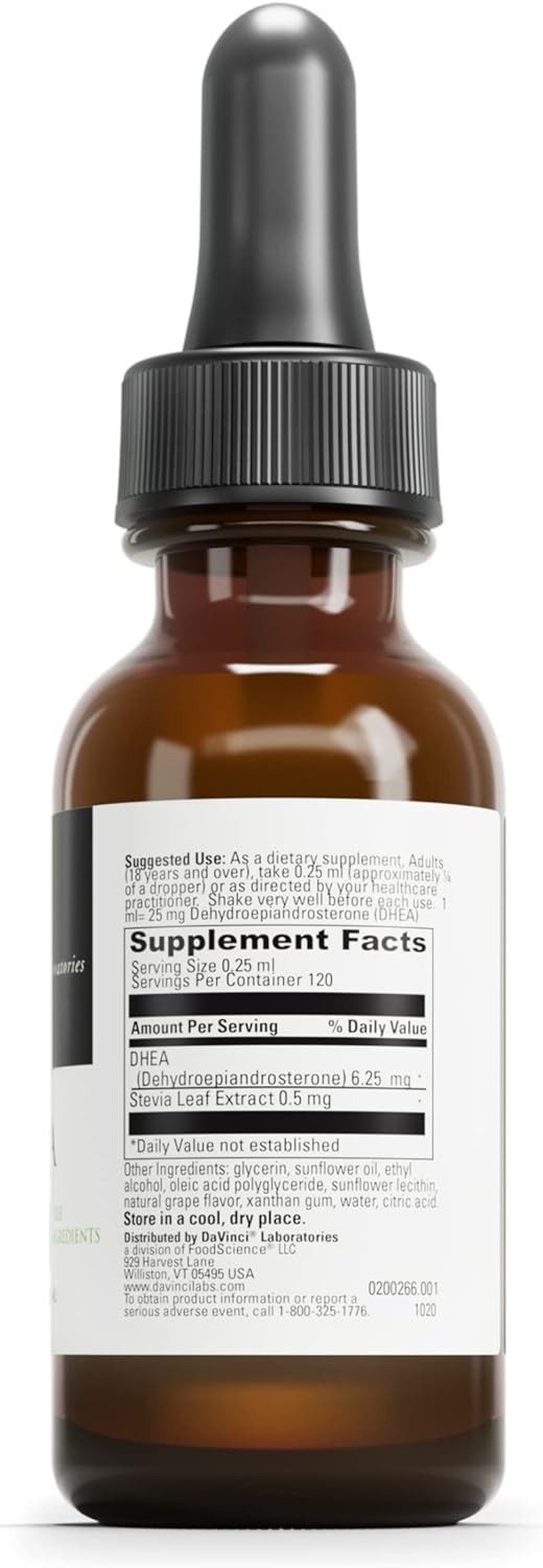 Davinci Labs Liposomal Dhea - Liquid Dietary Supplement To Support Imm