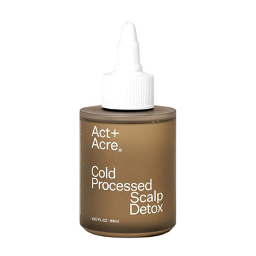 Act+Acre Cold Processed Vitamin E Scalp Detox Oil - Sulfate Free Scalp Care with Oil for Dandruff and Dry Itchy Scalp - Hair Growth Treatment for Thinning Hair (3 uid s)