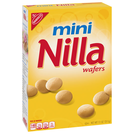 Nilla Wafers Mini Vanilla Wafer Cookies, Box