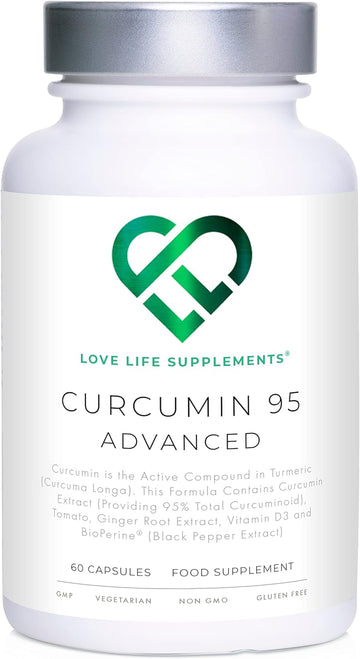 Curcumin 95 Advanced by LLS | High Strength Curcumin (the Active Compo0.5 Grams