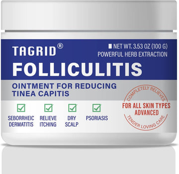 TAGRID Folliculitis, Folliculitis Treatment, Severe Folliculitis Treatment, Lichen, Folliculitis Cream - Safe & Fast -