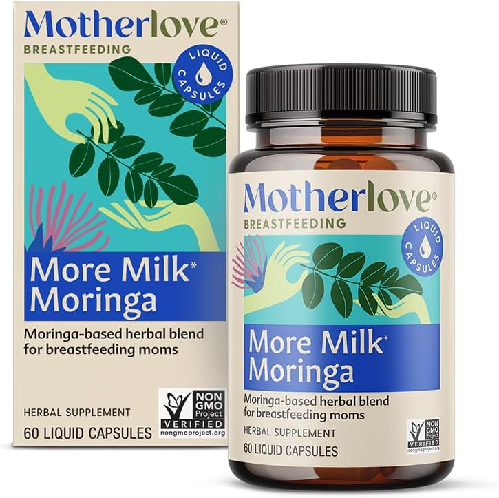 Motherlove More Milk Moringa (60 Liquid caps) Moringa-Based Lactation