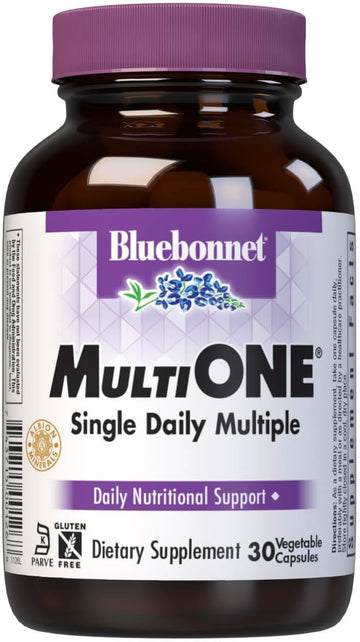 Bluebonnet Nutrition Multi One (With Iron) Vegetable Capsules, Complet
