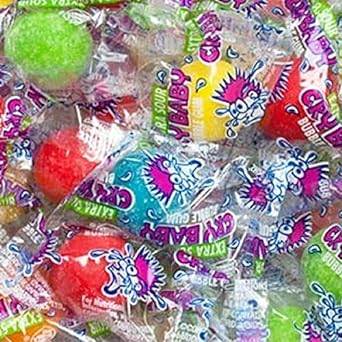 Cry Baby Extra Sour Gumballs 48 Count : Grocery & Gourmet Fo