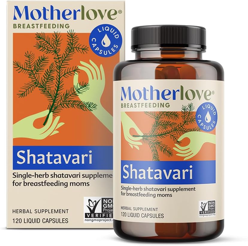 Motherlove Shatavari (120 Liquid caps) Lactation Supplement to Support