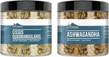 Earthborn Elements Cissus Quadrangularis And Ashwagandha Bundle, 200 C