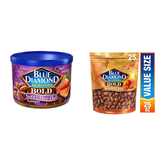 Blue Diamond Almonds, Bold Sweet Thai Chili, 6 Ounce with Bl
