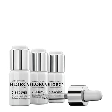 Filorga C-Recover Vitamin C Face Serum, Radiance Boosting Concentrate for Anti Fatigue, Anti Aging & Skin Hydration, 3 Count (Pack of 1)