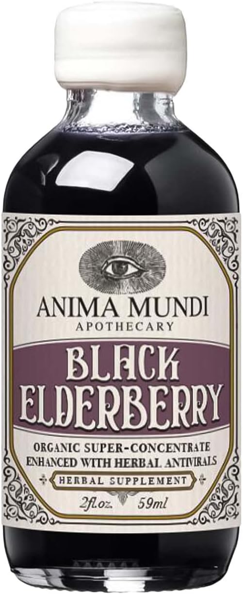 Anima Mundi Black Elderberry Syrup - Organic Elderberry Syru