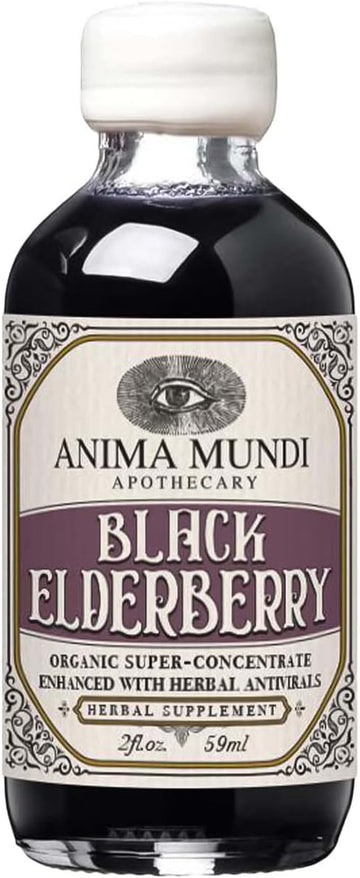 Anima Mundi Black Elderberry Syrup - Organic Elderberry Syru