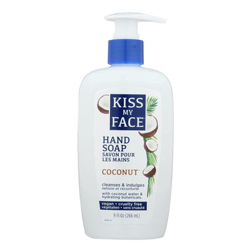 Kiss My Face Hand Soap Coconut 9 Pump (3 Pack)