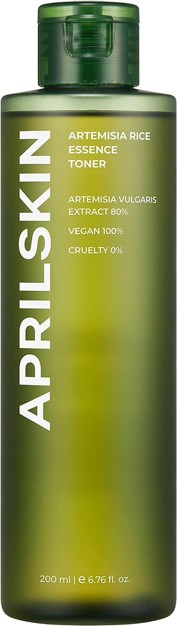 APRILSKIN Artemisia Rice Toner | Dry, Sensitive, Acne-Prone Skin | Vegan, Cruelty Free, Low pH, Calming & Firming up | 6.76  | No sulfates and Artificial Fragrance