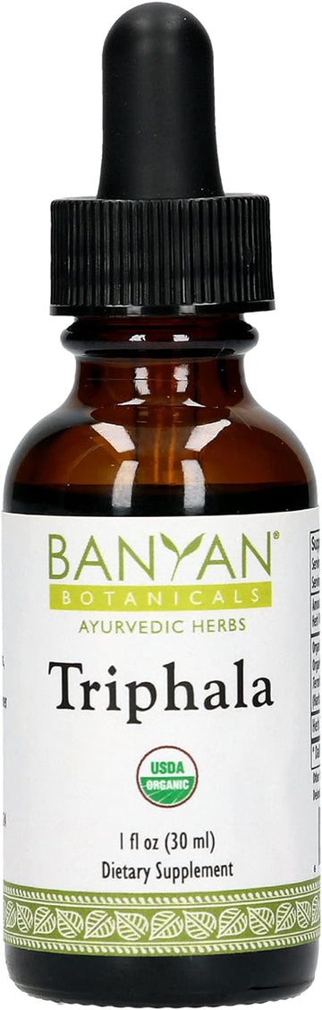 Banyan Botanicals Triphala Liquid Herbal Extract ? Organic Triphala Extract with Amla, Haritaki & Bibhitaki ? for Daily