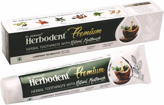 Pack of 4 - Herbodent Premium Toothpaste With Coloring, Foaming - /3.5