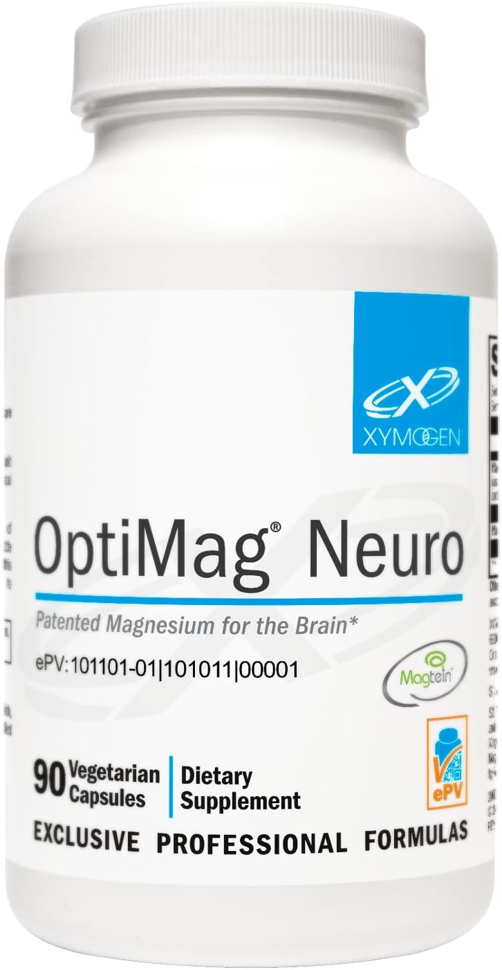 XYMOGEN OptiMag Neuro - Magnesium L-Threonate, Magnesium Malate + Magn