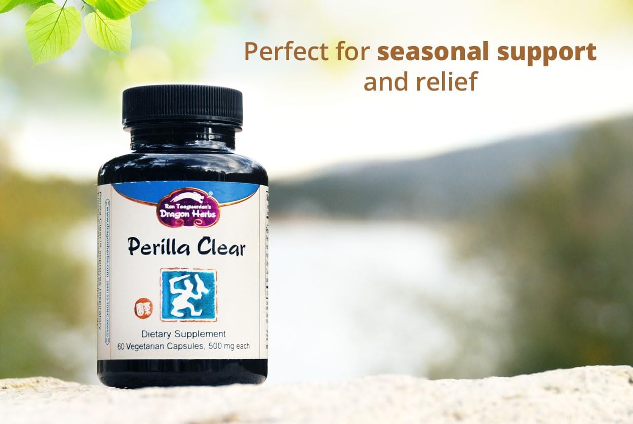 Dragon Herbs - Perilla Clear Capsules - 100 Capsules, 500 mg Each