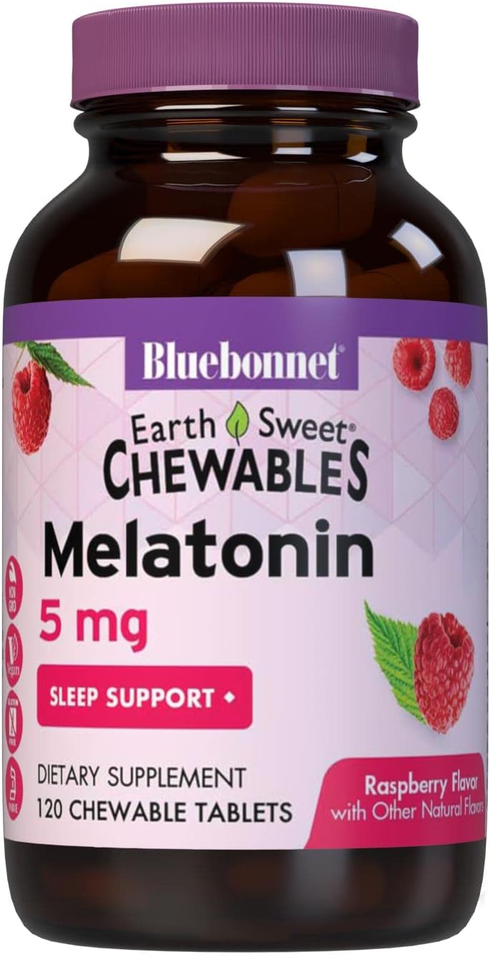 Bluebonnet Nutrition Earthsweet Melatonin 5 Mg Fast-Acting Quick Disso