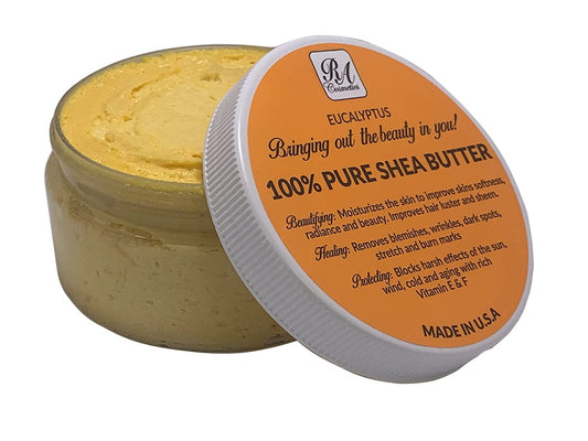 RA COSMETICS 100% African Shea Butter Whipped Eucalyptus 6