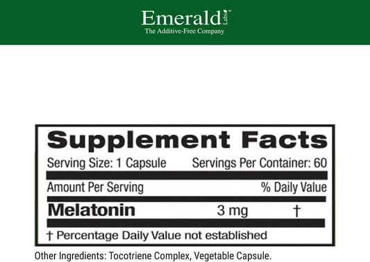 Emerald Labs Sweet Dreams Melatonin 3Mg- Dietary Supplement To Support