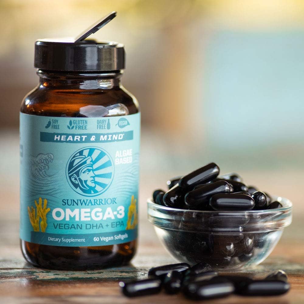  Sunwarrior Vegan Omega 3 DHA & EPA Supplement Algal Oil Pre