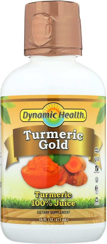 Dynamic Health Turmeric Gold, Turmeric 100% Juice, No Additives, Joint