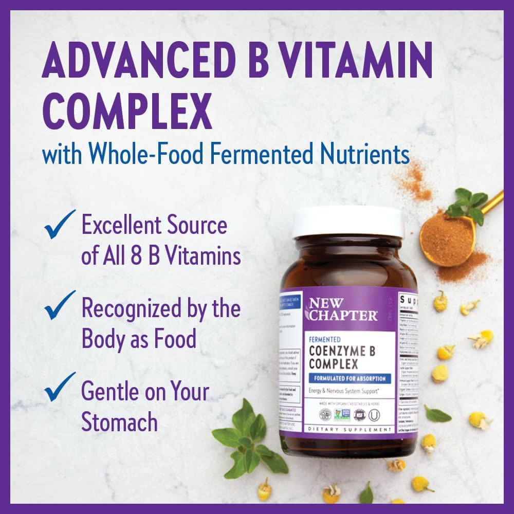New Chapter Vitamin B Complex – Fermented Coenzyme B Complex Rich in V