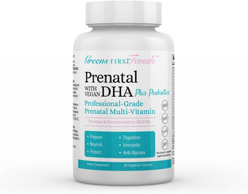 Greens First Female Prenatal Vitamin With Vegan Dha  Prenatal Vitamin