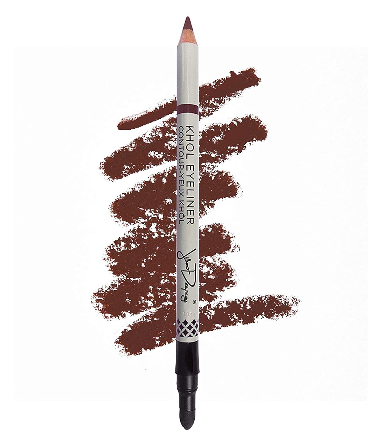 Jillian Dempsey Khôl Eyeliner | Waterproof Eyeliner Pencil with Built-in Smudger | Long-Lasting Intense Color I Vegan | Rich Brown