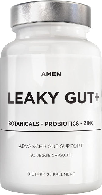 Amen Leaky Gut Supplements - Advanced Formula with Bioavailable L Glut0.63 Ounces
