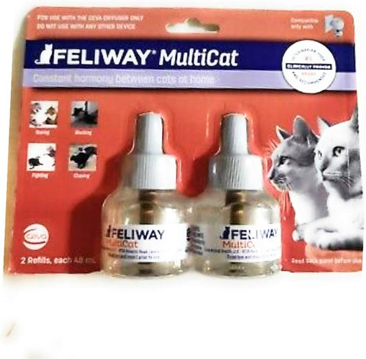 FELIWAY Multicat Diffuser Refill 2 Refills 48ml Each : Pet S