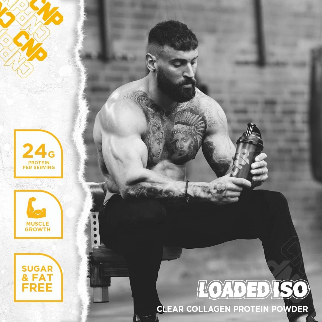 CNP Professional Loaded ISO, Clear Collagen Protein Powder, 24g Protei