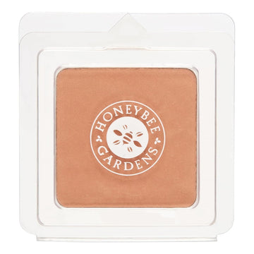 Honeybee Gardens Radiant Skin Pressed Mineral Powder Foundation Refill - Montego (warm tan neutral for richer skin tones), Net Wt. 7.5g/0.26  | Vegan, Gluten-Free, Cruelty-Free