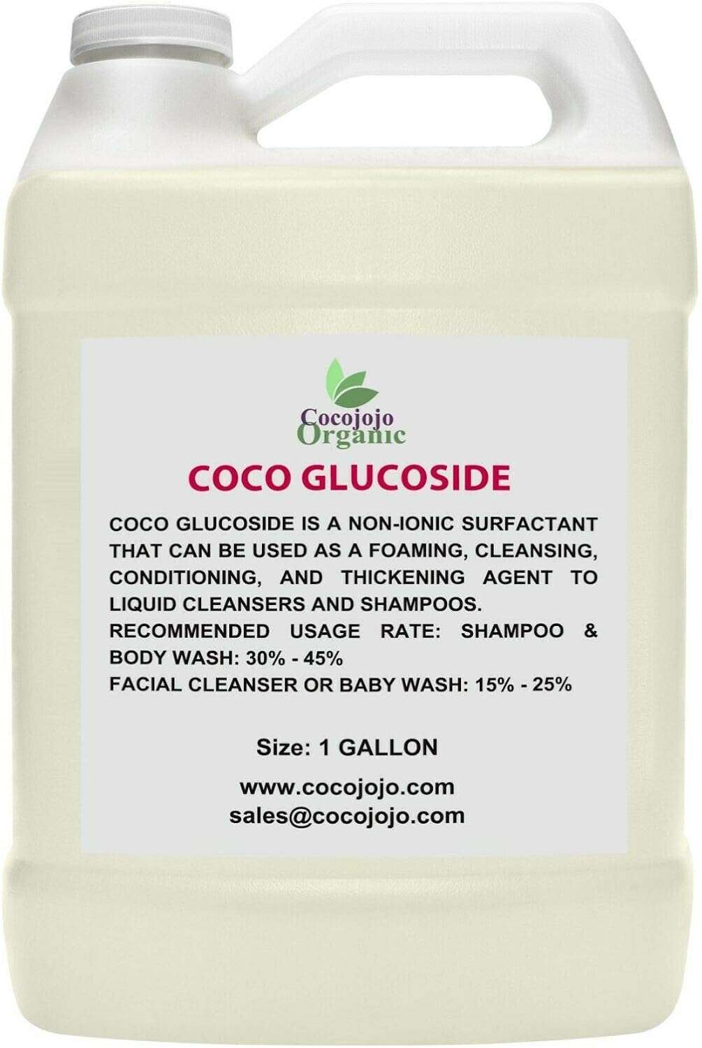 cocojojo - Coco Glucoside Surfactant - 1 Gallon