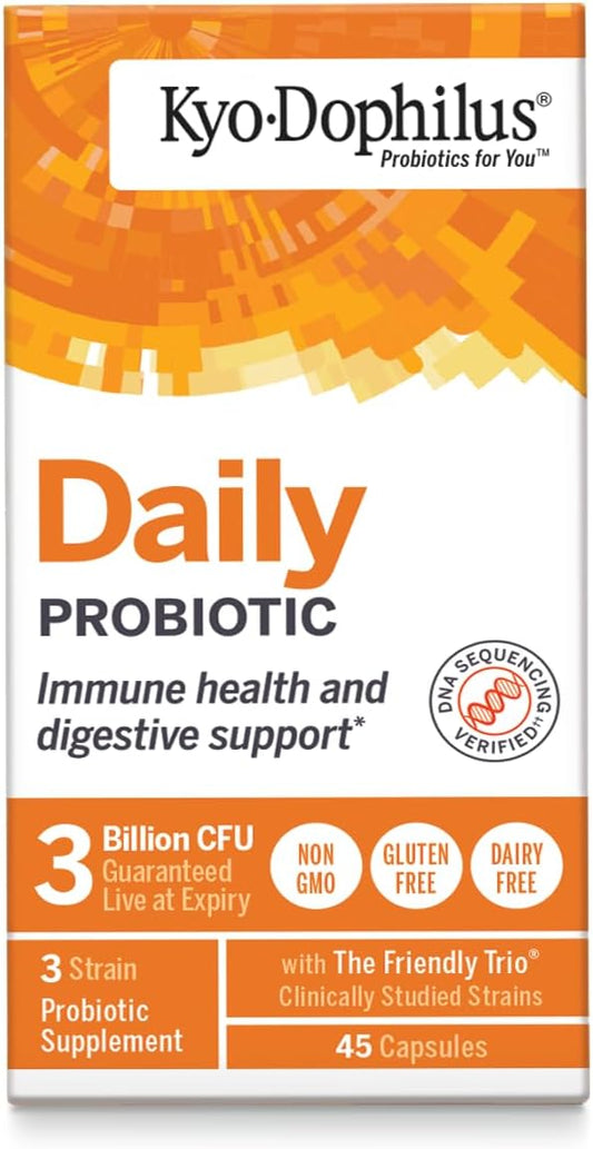 Kyo-Dophilus Daily Probiotic, Immune and Digestive Support*, 45 capsul3.2 Ounces