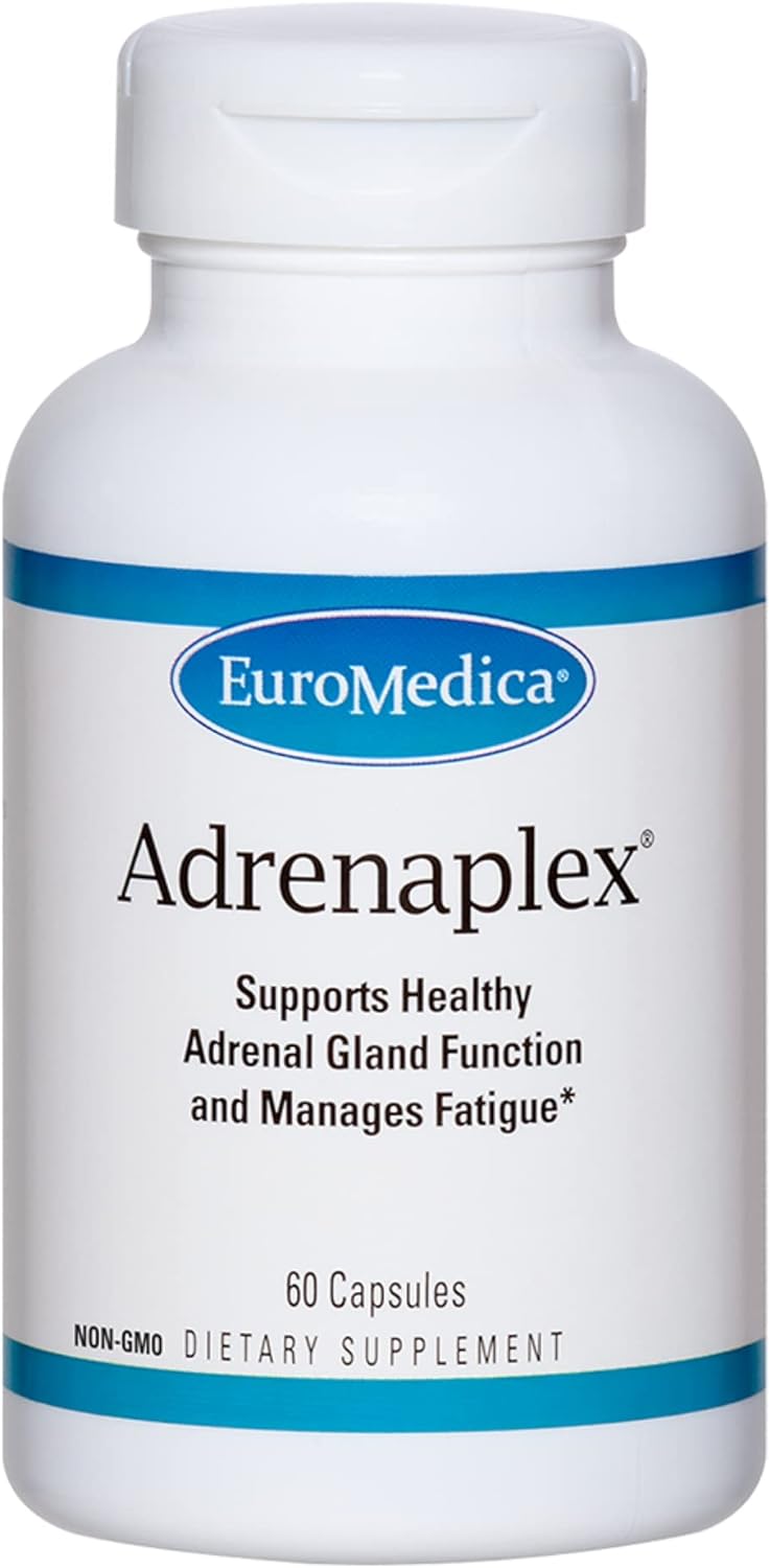Euromedica Adrenaplex - 60 Capsules - Adrenal Gland Function Supplemen2.4 Ounces