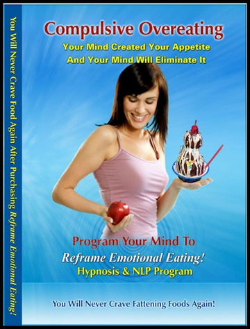 Binge Eating Hypnosis & NLP (3 Sessions on 1 Reframing NLP CD) Suppress Your Compulsion to Binge Eat Quickly & Easily wi