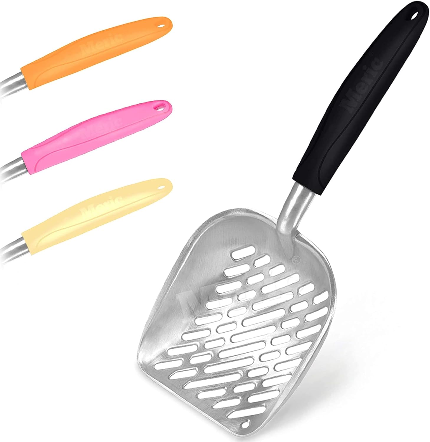 Meric Large Cat Litter Scoop, Life Transforming Cat Scooper, Ideal For Sea Shelling, Reduces Hand Fatigue, Saves Clear L