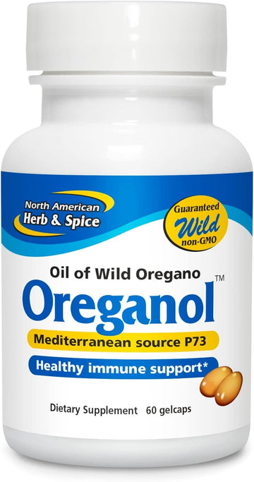 NORTH AMERICAN HERB & SPICE Oreganol P73-60 Gelcaps - Immune System Su