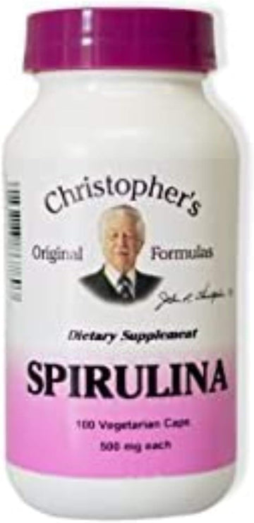 Spirulina Christopher'S Original Formulas 100 Vcaps